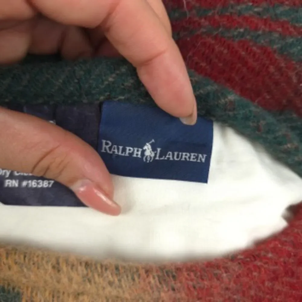 POLO RALPH LAUREN 100% Wool Down Throw Pillow Southwestern Aztec Boho Americana